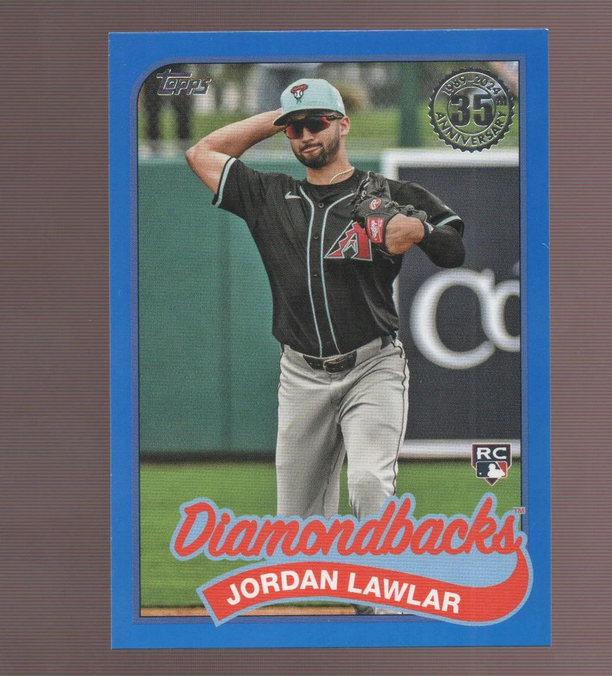 2024 Topps Update 35th Anniversary Blue Jordan Lawler #89US-40 - Image 1 of 1