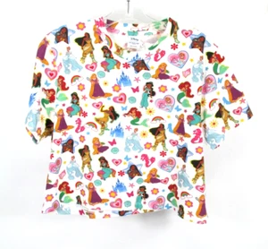 NWT DISNEY Princess's Pullover Top Girl Medium Multicolor Stretch Pocahontas - Picture 1 of 12
