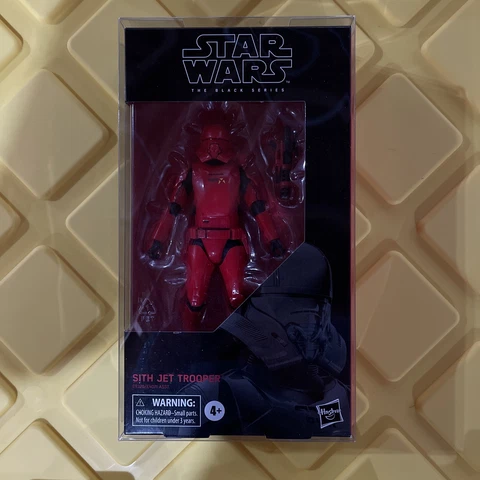 Star Wars The Black Series 6” Action Figure Sith Jet Trooper #106 In Protector Cover