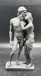 Nude Kissing Couple lovers Statue Figurine 9" - Picture 1 of 5