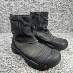 KEEN Boots Womens 8.5 Black Primaloft 200 Gram Insulation Waterproof Side Zip - Picture 1 of 18