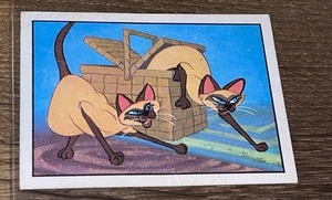 1971 ANGLO DISNEY #74 SI AND AM LADY TRAMP WALT DISNEY SELTENE FRÜHE DISNEY KARTE - Bild 1 von 2