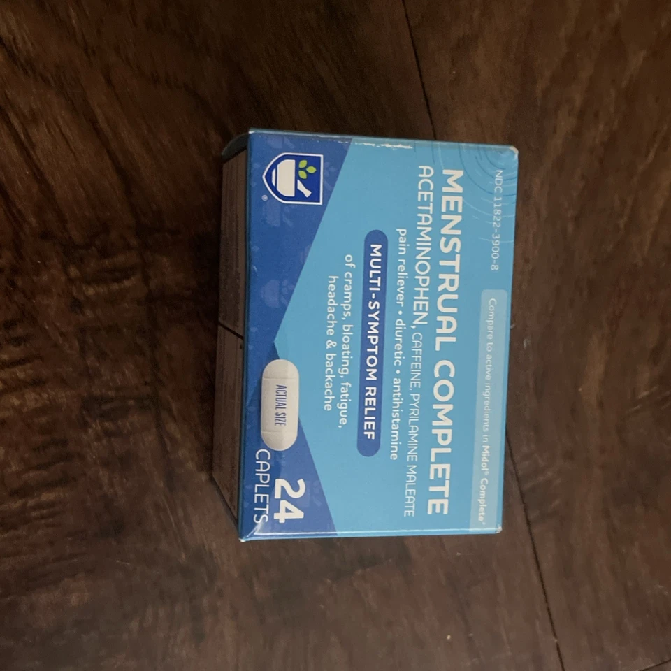 Menstrual Complete Max Strength 24 Caplets Midol Complete Compare New 7/27 - Image 1 of 3