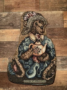 Boyd's Bears And Friends Tapestry Accent Throw Pillow Tea Party - Picture 1 of 4