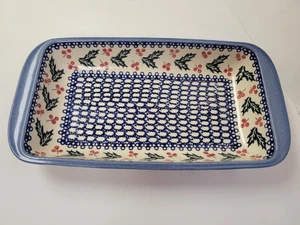 Rare Vintage Polish Pottery Boleslawiec Baking Dish - Picture 1 of 5