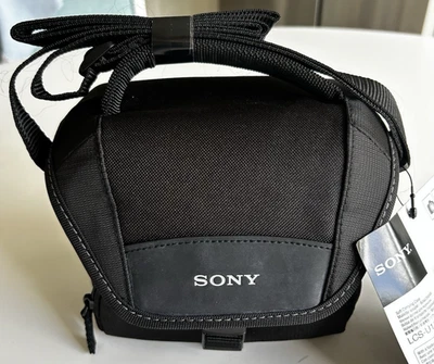 SONY Black Soft Carrying Shoulder Camera Digital Video Camera Case Bag LCS-U11 - Image 1 of 4