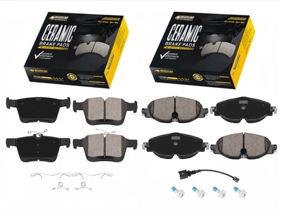 Керамические передние и задние тормозные колодки для Audi A3 Quattro TT Quattro 2015-2018 годов выпуска - Изображение 1 из 4