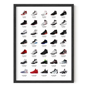 CASA Y TONOS Jordan Zapatilla Pósters para Chicos - Michael Jordan Zapato Cool Wall... - Imagen 1 de 7