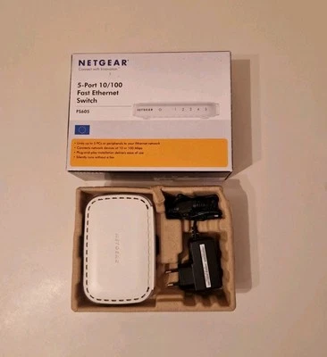 Netgear FS605 V3 10/100 5-Port Fast Ethernet Switch - Bild 1 von 4