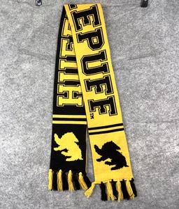 Harry Potter Hufflepuff Bufanda Tejida Casa Banner Mago Cosplay Disfraz Accesorio - Imagen 1 de 8