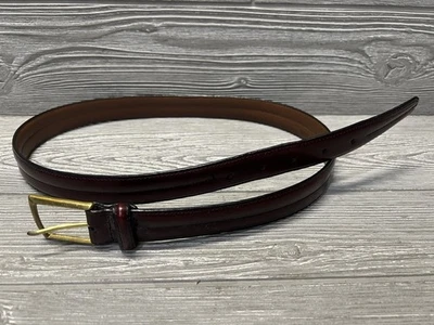 Lands End Belt Vintage Women’s Brown Belt 36 Made in USA - Image 1 of 4