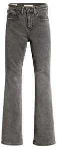 Pantalones vaqueros acampanados de tiro alto Levi's para mujer 726, gris, W28 L34 - Imagen 1 de 5