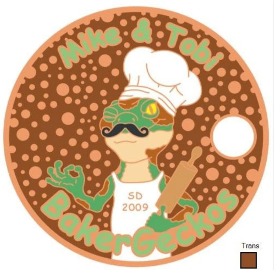 Pathtag #20427 - BakerGeckos Signature Tag 1.1 Geocoin Alt - Bild 1 von 1