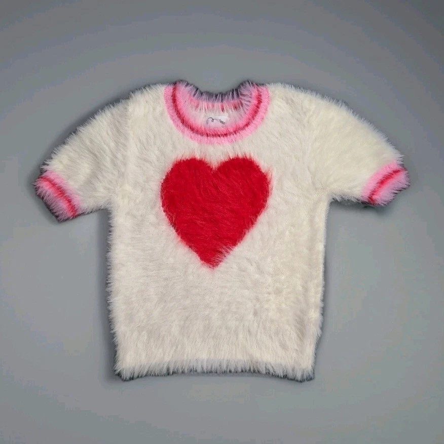 Girls Heart Pullover Sweater Size M (8) - Art Class w/Tags