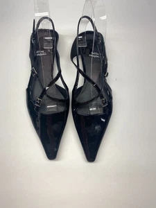 Jeffrey Campbell Womens  slingback pointed-toe Patent Leather Sz 8 - Picture 1 of 9