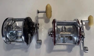 2 Vintage PENN Reels (1x) Penn Long Beach 60 & (1x) PEEN PEER #209 - Picture 1 of 9