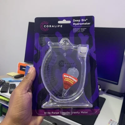 Coralife 深六测湿度计 宽范围比重力计 - 全新未拆封 — 第 1/4 张图片