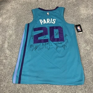 Maglia Charlotte Hornets Squadra Firmata Viola 2019-20 Giochi di Parigi - Foto 1 di 7