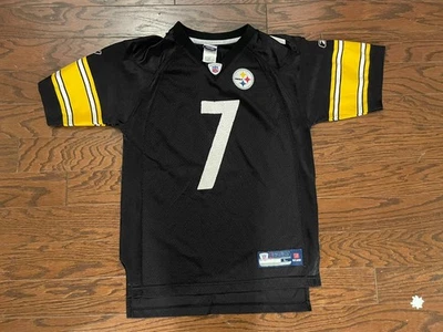 Camiseta deportiva Ben Roethlisberger #7 Pittsburgh Steelers REEBOK para niños grandes (14-16) Foto 1 de 4