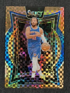2024-25 Panini Select Basketball Jalen Brunson Checkerboard Copper Prizm 20/49 - Picture 1 of 2