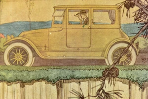 1919 FRANKLIN BROUGHAM Ad Framed - Franklin Automobile Co -Syracuse New York - Picture 1 of 7