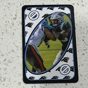 2024 Uno Fandom NFL Carolina Panthers Blanco #NNO Acción Saltar - Imagen 1 de 2