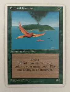 1x Birds of Paradise 4th Forth Edition MTG Magic the Gathering MP/LP - Picture 1 of 2