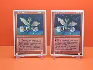 🔴🔴🔴 (2) 1995 Magic The Gathering DRAGON WHELP 4TH EDITION PLAYED 🔴🔴🔴 - Bild 1 von 6