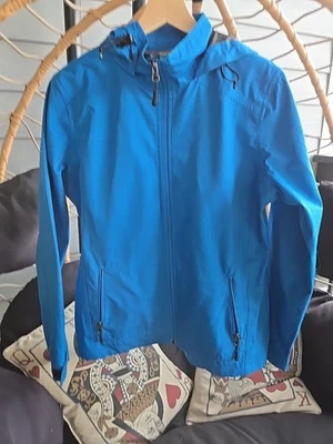 Port Authority Blue Full Zip Hooded Jacket Size Medium - Image 1 of 4