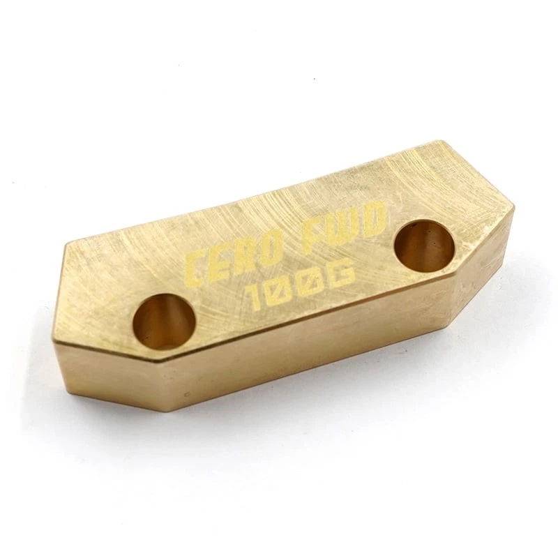 3Racing Weight Distribution 100g Gold For 1/10 Onroad Cero FWD #SAK-C165A - Image 1 of 2
