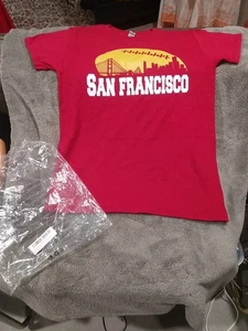 San Francisco Football Gilden Heavy Cotton T-Shirt, B07XLGL295 Gr. S, rot ohne Karton - Bild 1 von 13
