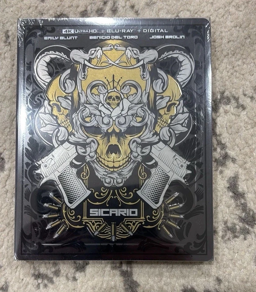 SICARIO: BEST BUY EXCLUSIVE STEELBOOK 4K ULTRA HD BLU-RAY (2015) [BRAND NEW] Foto 1 de 4
