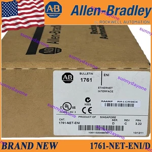 1761-NET-ENI PLC-AB MICROLOGIX AND SLC COMMUNICATION ADA 1761-NET-ENI NEW - Picture 1 of 5