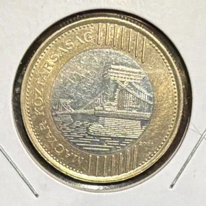 2011-BP  HUNGARY 200 FORINT  BIMETALLIC COIN-28.3MM-KM#826 - Picture 1 of 4