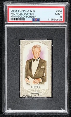 2012 Allen & Ginter's Retail Mini Gold Border Michael Buffer PSA 9 Rookie RC - Image 1 of 2