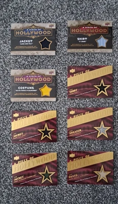 A Piece of Hollywood - Upper Deck - Costume/Prop Cards - Job Lot x 8 - Image 1 of 4