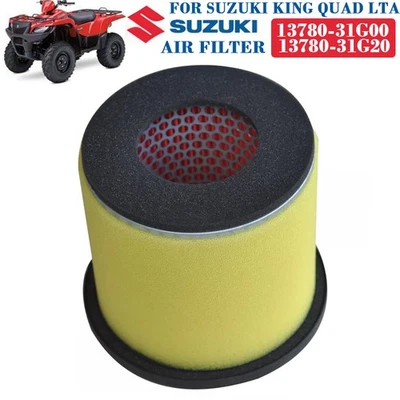 Air Filter For Suzuki King Quad LTA 450 500 700 750 13780-31G30 13780-31G00 US - Image 1 of 4