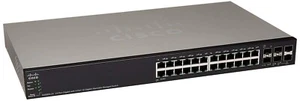 Cisco SG500X-24, 4x 10GbE SFP+, 2x 5GbE Stack & 24 Port Gigabit Homelab Switch - Picture 1 of 1