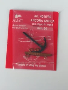 Amati 4010/30 Ancora antica ceppo in legno mm 30 - Foto 1 di 1