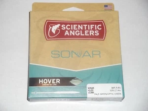 SCIENTIFIC ANGLERS SONAR HOVER WF-7-F/I OPTIC GREEN/PALE GREEN FISHING LINE - Picture 1 of 2