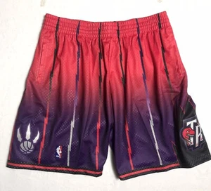 Mitchell & Ness NBA Toronto Raptors 1998-99 Fadeaway Swingman Shorts Mens Sz XL - Picture 1 of 7