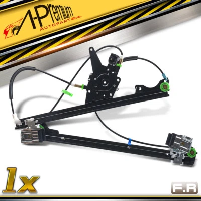 Регулятор переднего стекла премиум-класса A без двигателя для Volkswagen Jetta Golf 1993-1999 - Изображение 1 из 4