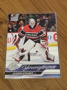 2023-24 UD Upper Deck Series 1 Young Guns - 207 Jaxson Stauber Blackhawks 