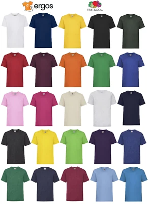 Fruit Of The Loom T-Shirt Bimba Bambino Unisex Maglietta Manica Corta FR610330