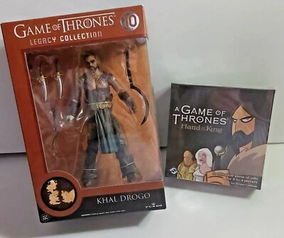 LOTE Funko KHAL DROGO Juego de Tronos 5" Figura de Acción + Juego Manos del Rey Foto 1 de 4