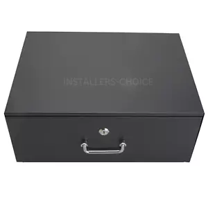 4U Server Rack Drawer 19" Lockable DJ Cabinet Case, Steel, 14" Depth - Picture 1 of 6