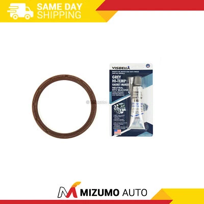 Rear Main Seal Fit Buick Cadillac Chevrolet GMC Isuzu Oldsmobile 2.0 2.4 3.0 3.2 - Image 1 of 4