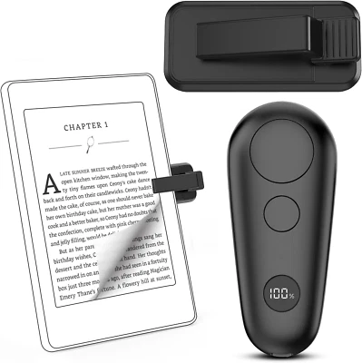 SHENZHEN HUAZHICHUANGXING TECHNOLOGY CO., LTD Remote Control Page Turner for Kindle Paperwhite Oasis Scribe Ereaders, Page Tur