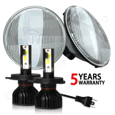 Пара герметичных светодиодных фар 7 дюймов для пикапа Ford F 100 F 250 F 350 1953-1977 годов выпуска - Изображение 1 из 4