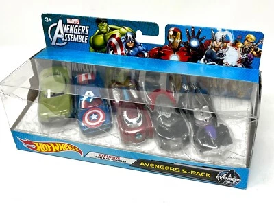 Hot Wheels Marvel Avengers Assemble Avengers 5-Pack ** Damaged packaging ** - Image 1 of 4